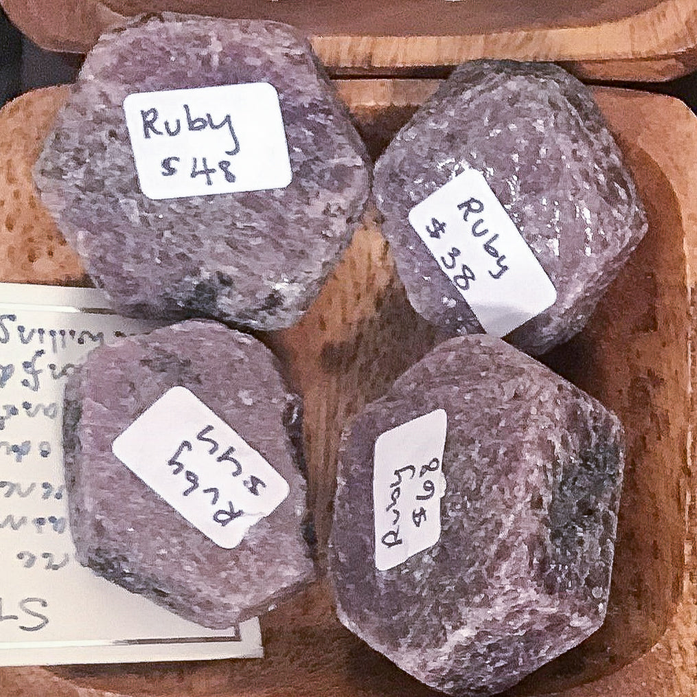 RAW STAR RUBY CRYSTAL