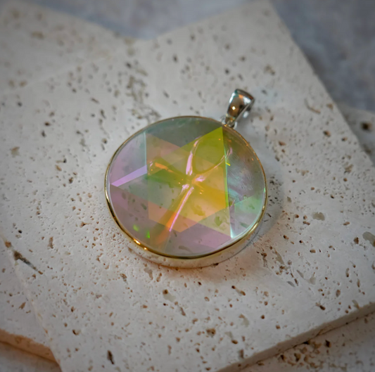 Aqua Aura Stargate Pendant