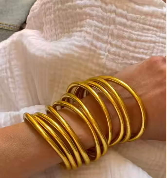 GOLD LEAF TEMPLE BANGLE | ORIGINAL