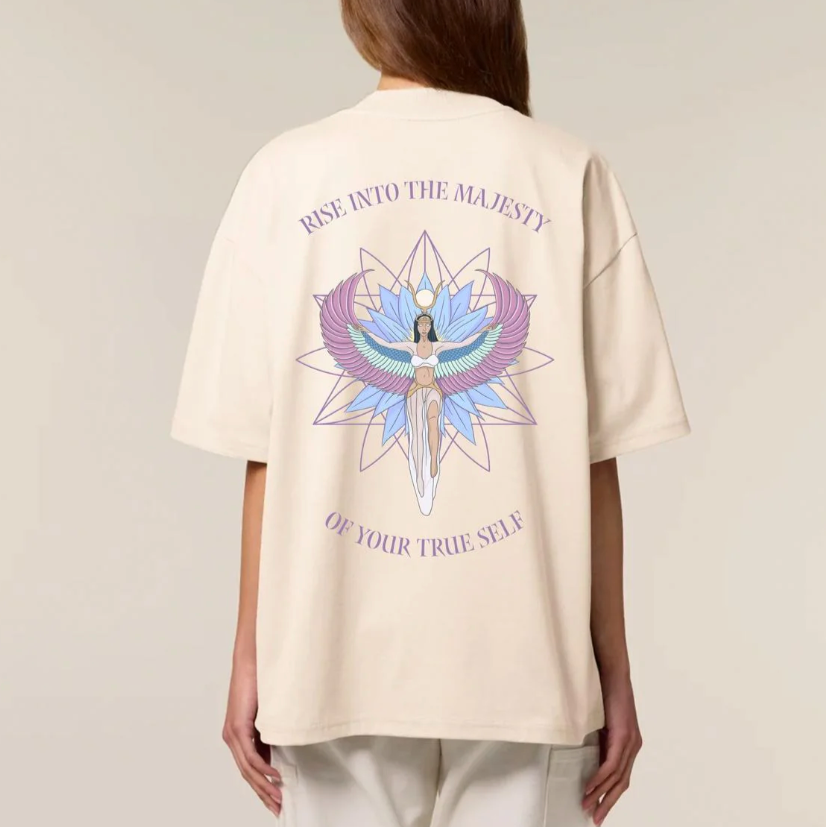 T-Shirt Cream Goddess Isis The Soulclub