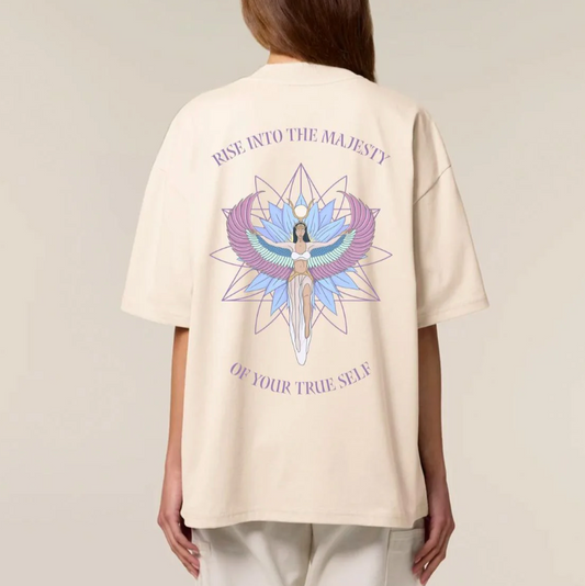 T-Shirt Cream Goddess Isis The Soulclub