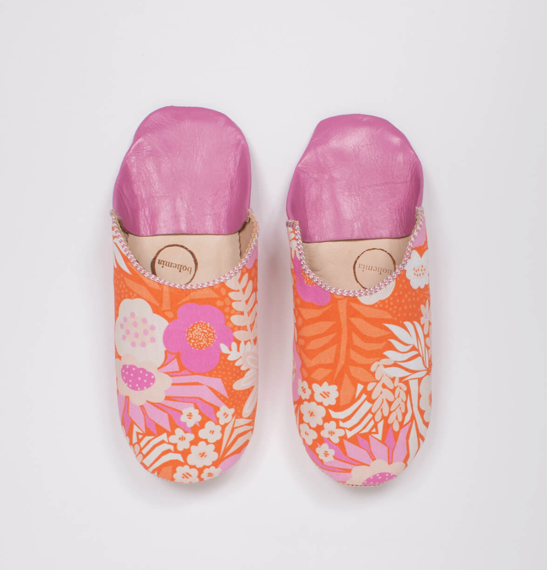MOROCCAN LEATHER BABOUCHE SLIPPER