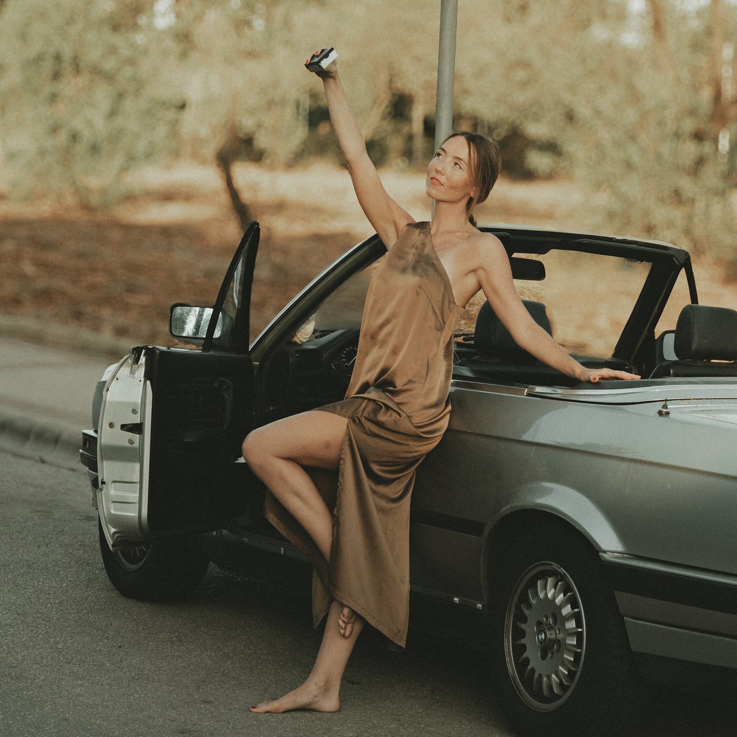 CLEO ONE-SHOULDER DRESS