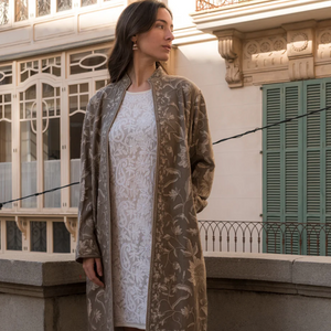 Embroidered Pashmina Coat