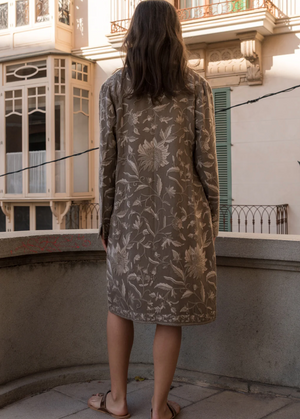 Embroidered Pashmina Coat