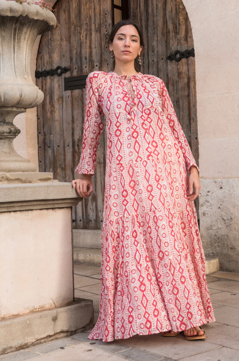 Gloria Crushed Cotton Dress