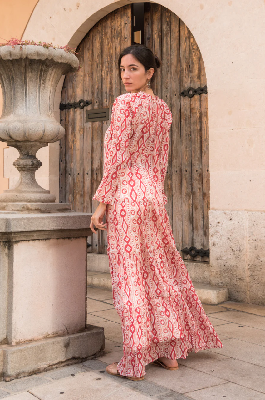 Gloria Crushed Cotton Dress