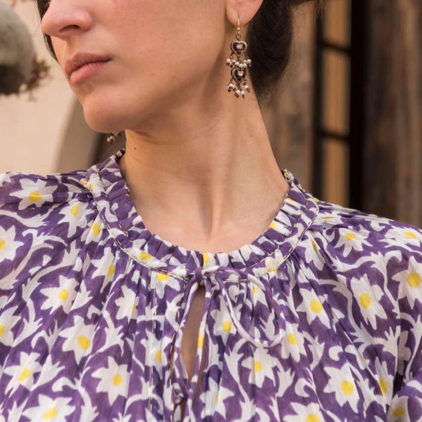 Gloria Crushed Cotton Dress