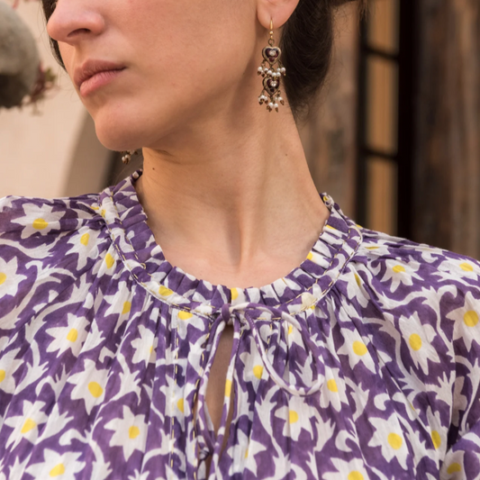 Gloria Crushed Cotton Dress