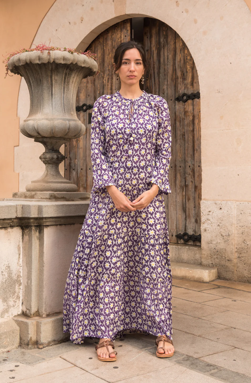 Gloria Crushed Cotton Dress