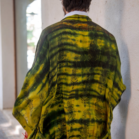 Silk/modal kimono