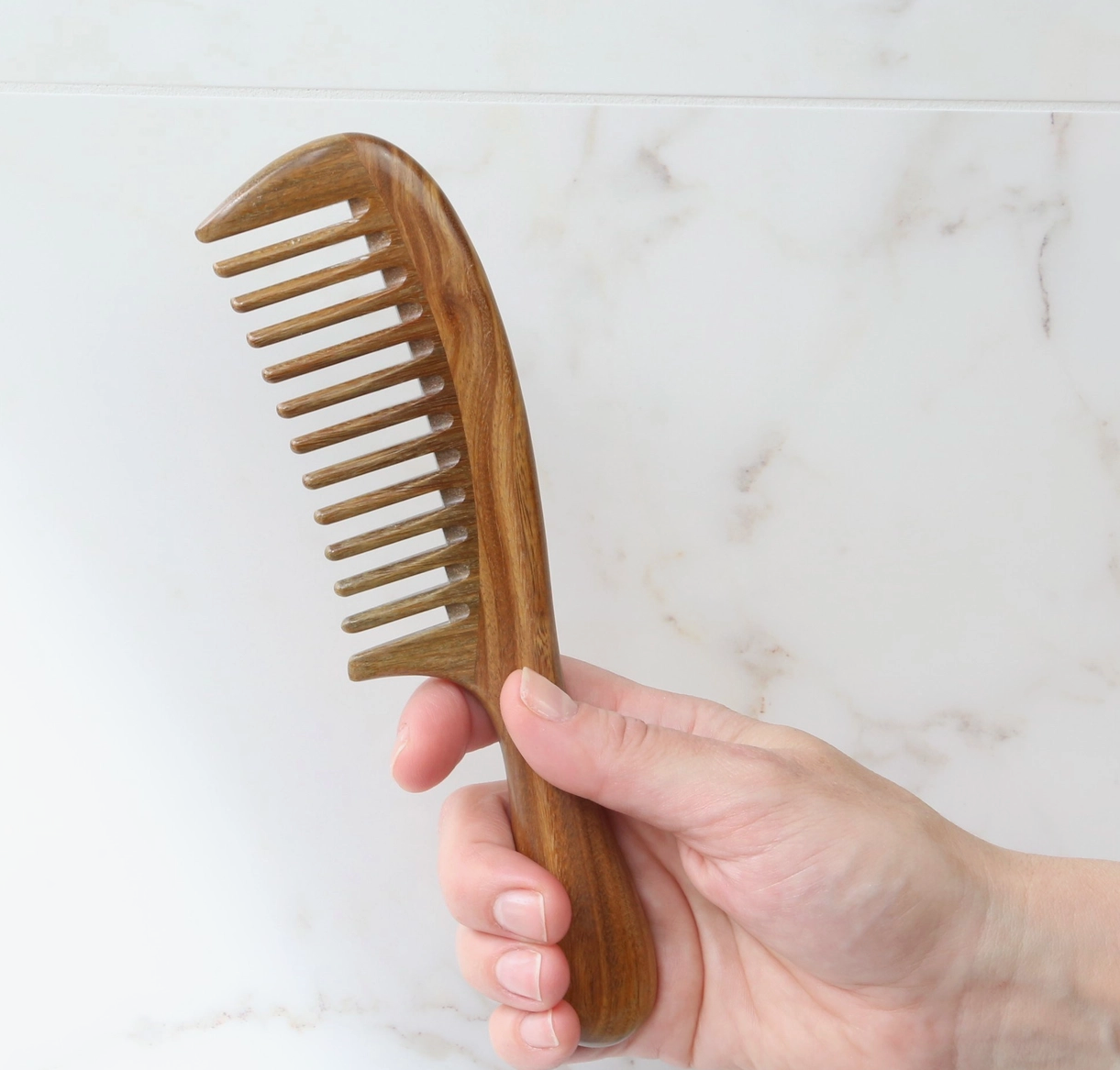 Sandalwood hair brush