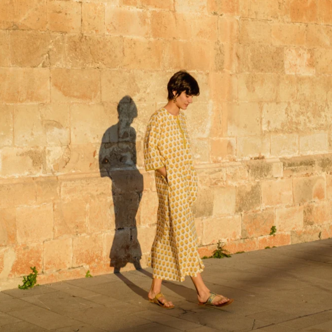 Carmen Kaftan yellow