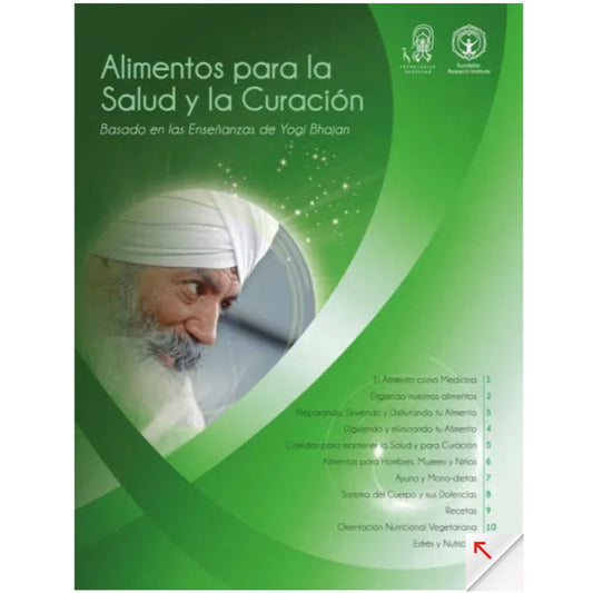 LIBRO ALIMENTOS PARA LA SALUD Y LA CURACIÓN - YOGI BHAJAN ESPAÑOL