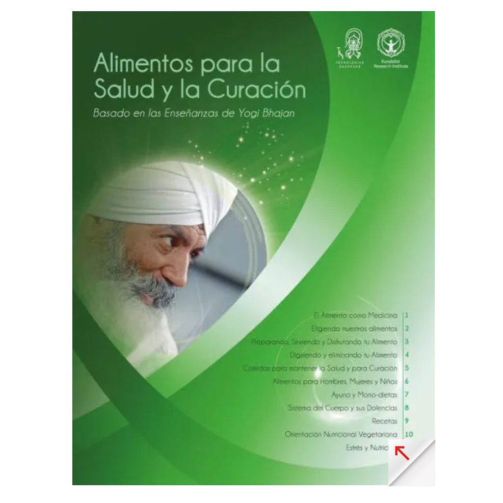 Libro Alimentos para la Salud y la Curación - Yogi Bhajan ESPAÑOL