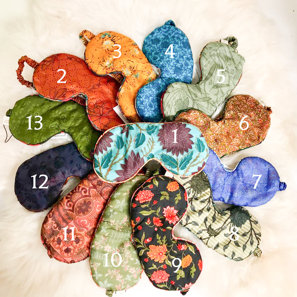 VINTAGE SILK EYE MASK